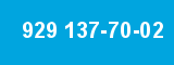 929 137-70-02 929 137-70-02